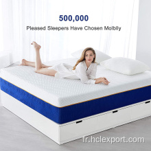 Matelas en mousse de rebonds de mémoire de gel de sommeil